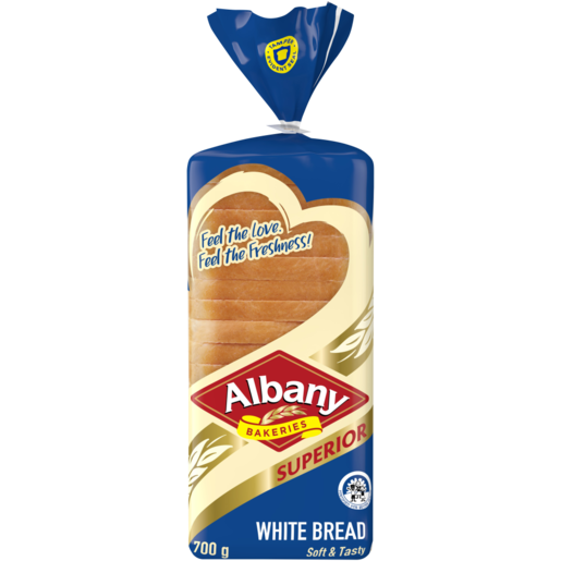Albany White Bread 700g